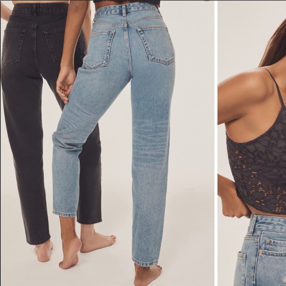 Bdg urbanoutfitters high waist mom jean light wash